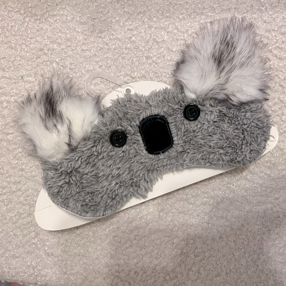 NWT Raccoon Sleep Eye Mask